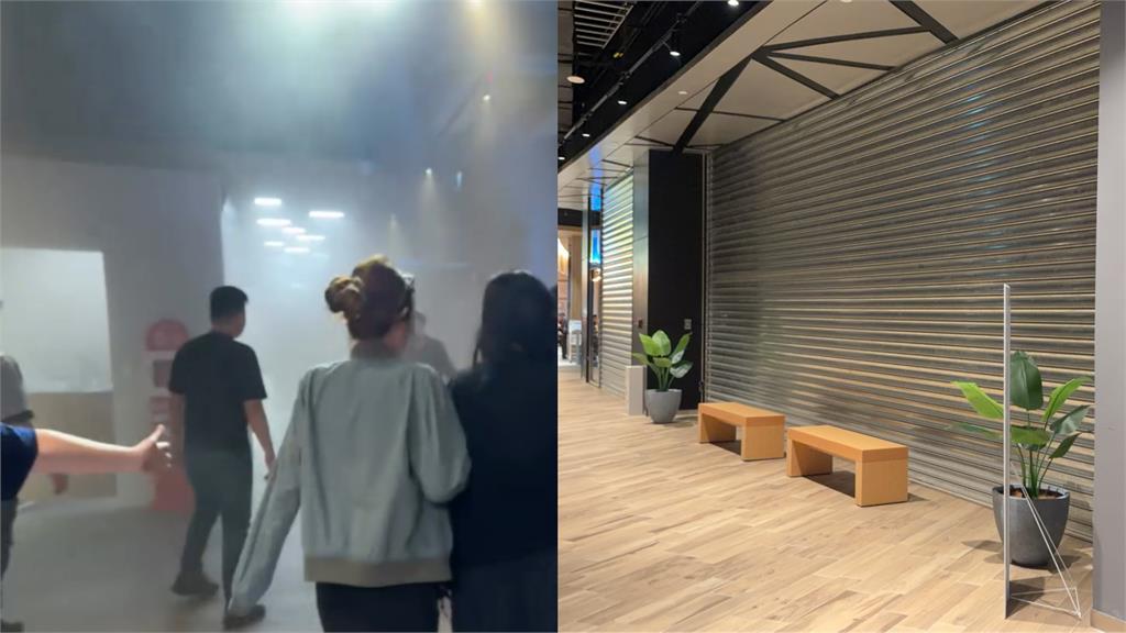 南港LaLaport威秀突冒大量白煙！疑爆米花機故障 5樓影城急封閉