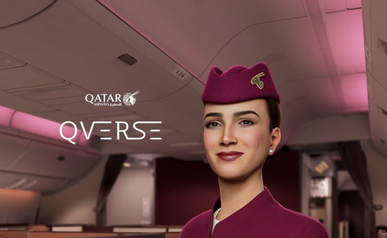 卡達航空推出全球首位「AI空服員」。圖／翻攝自qatarairways.com