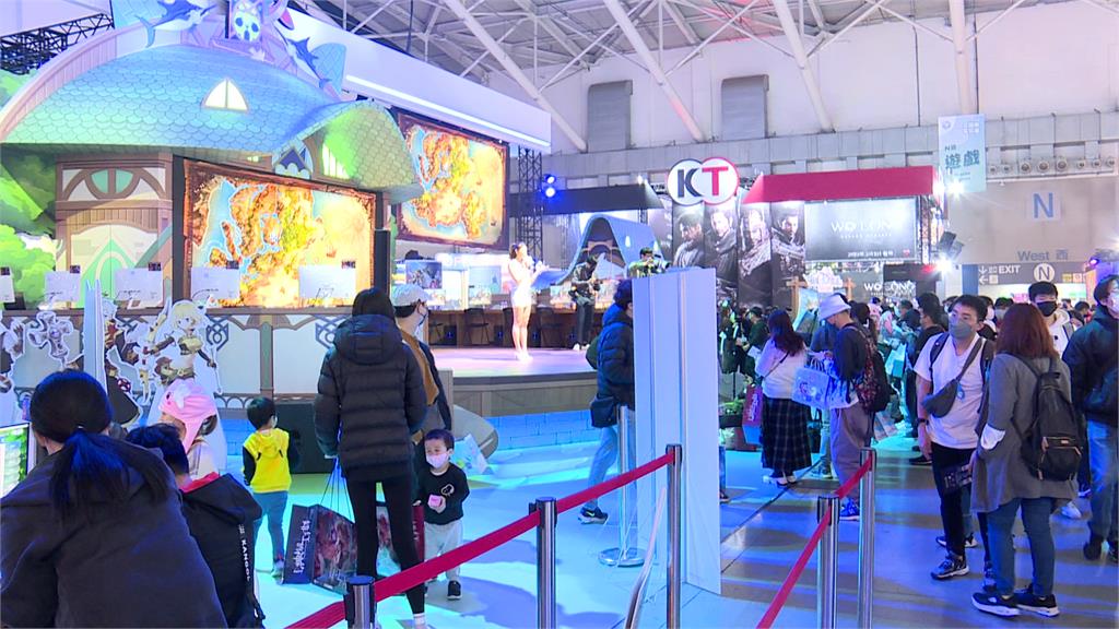 台北國際電玩展今日熱鬧開展。圖／非凡新聞