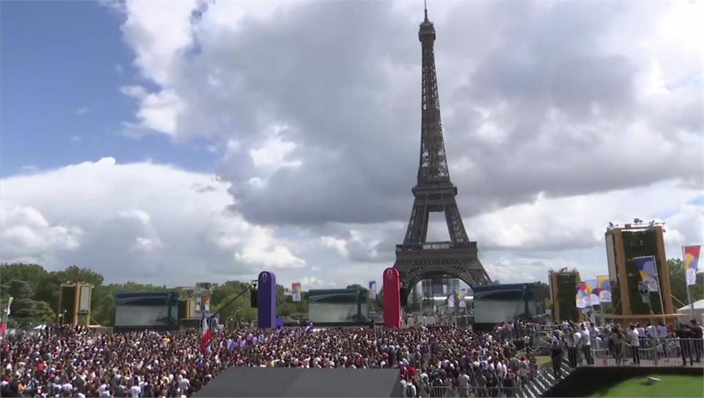 巴黎奧運將在7月26號舉行開幕式。圖／AP Direct