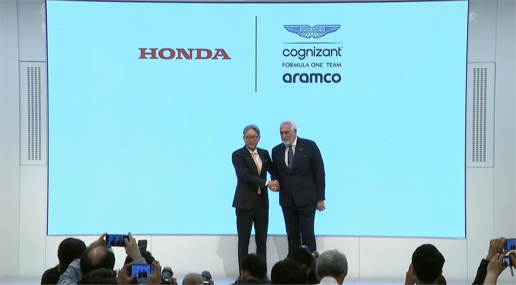 Honda宣布2026年與Aston Martin車隊結盟。圖／翻攝自YouTube@本田技研工業株式会社
