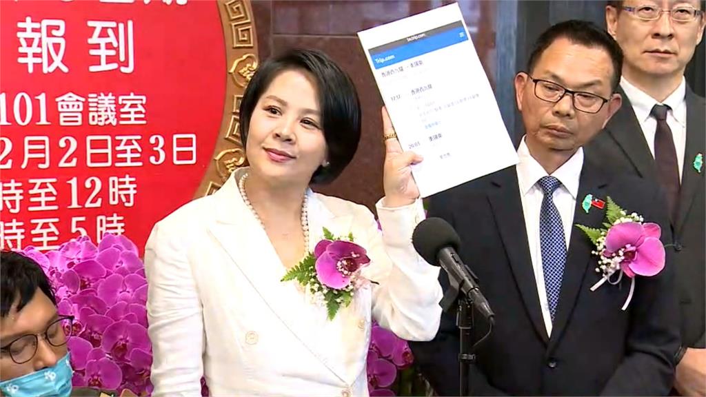 陸配李貞秀口誤「只有中華人民共和國國籍」 秒改口喊效忠中華民國