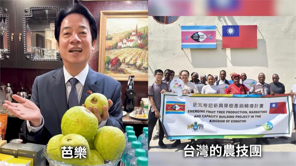 賴清德訪史瓦帝尼推農技外交 親自介紹紅心芭樂讚台史深厚情誼