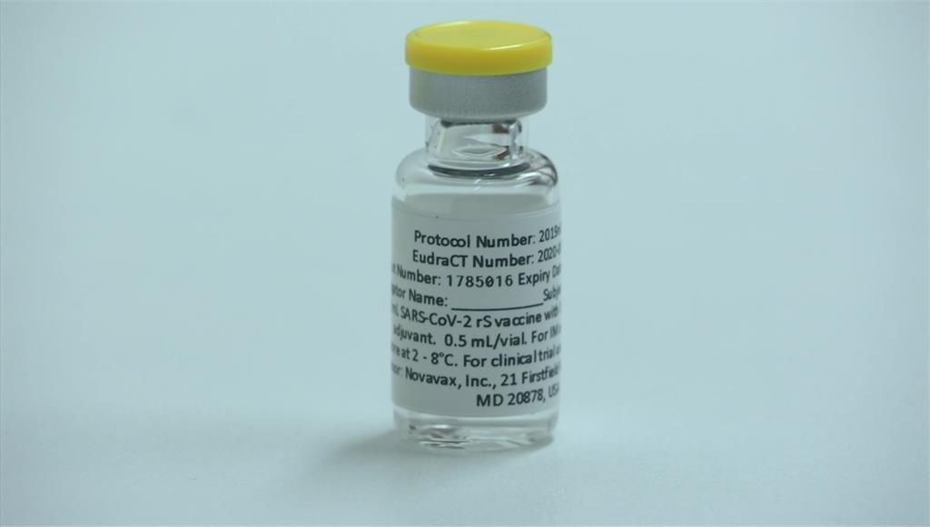 美國生技公司諾瓦瓦克斯（Novavax）開發的新冠疫苗。圖／台視新聞（資料畫面）