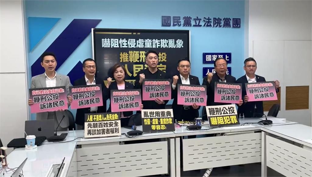 虐童.詐騙猖獗！國民黨推鞭刑公投 綠議員喊「共諜也要」掀熱議