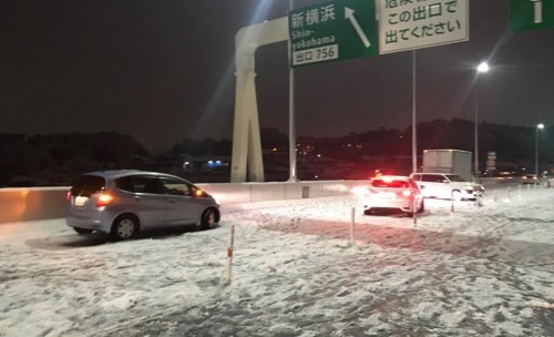 東京今明兩天恐出現警報級大雪。圖／日本氣象廳