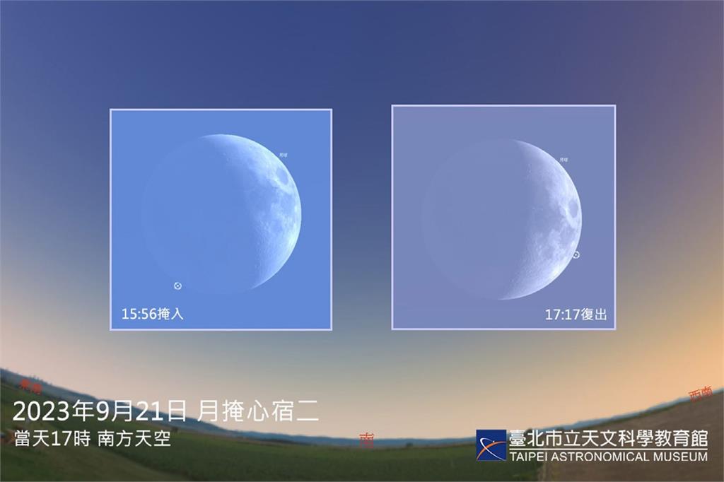 台北天文館將直播月掩星。圖／台北天文館