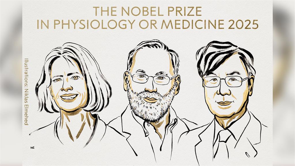 諾貝爾生醫獎由美日三學者獲得。圖／翻攝自X@NobelPrize