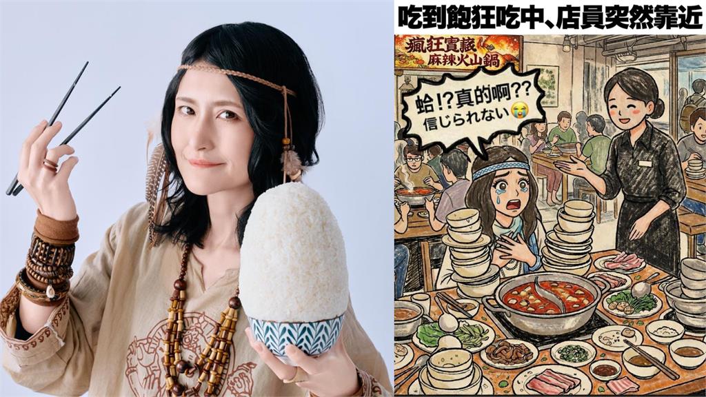 大胃王Angela佐藤吃到飽狂嗑被盯上？ 結局神反轉直呼「太帥了吧」