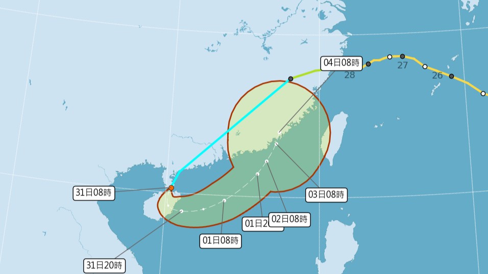 熱帶低壓逼近！南部今明防豪雨　沙德爾復活機率低