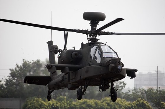 AH-64E阿帕契攻擊直升機。圖／軍聞社提供