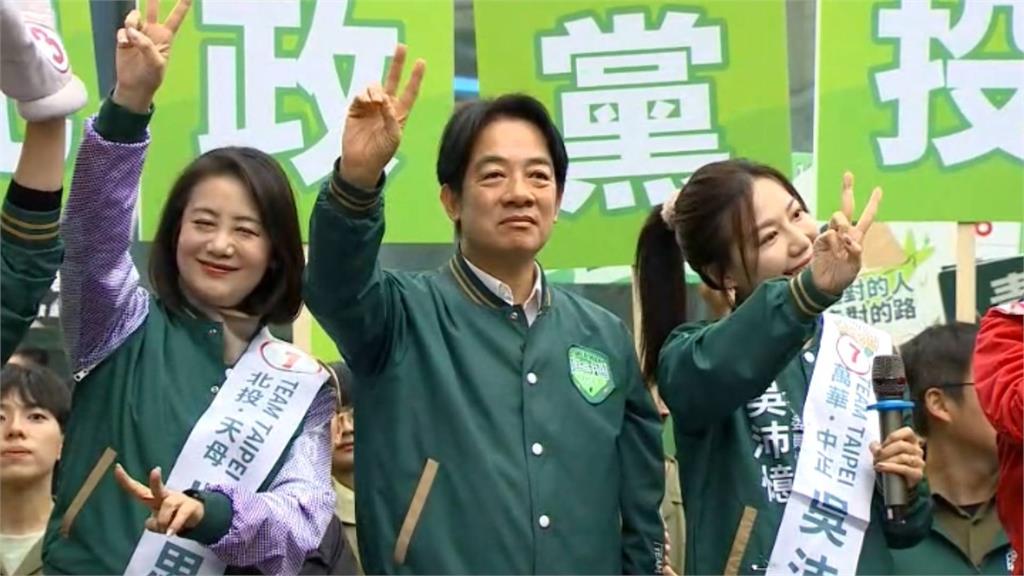 賴清德呼籲選民用選票粉碎中國介選，否則選台灣總統就像在選特首。圖／台視新聞