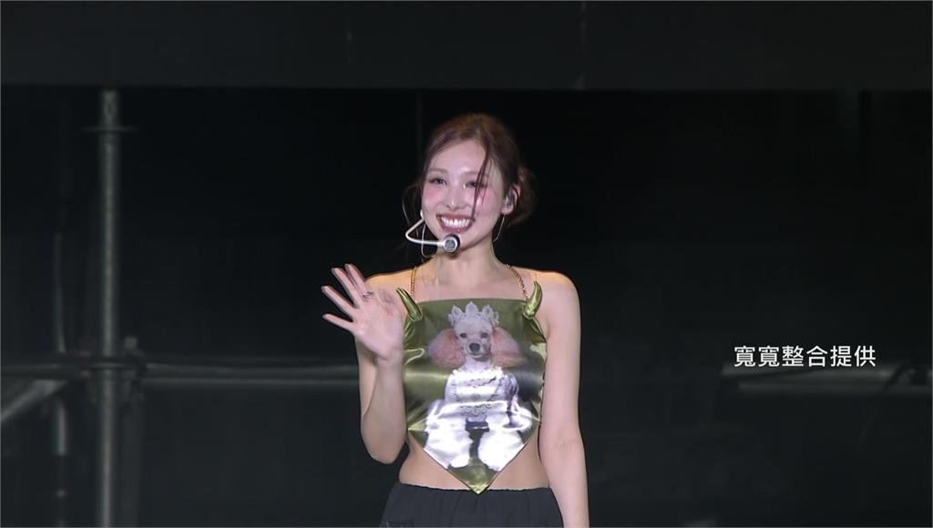 TWICE成員娜璉登高雄啤酒音樂節開唱。圖／寬寬整合提供