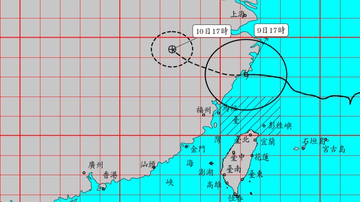 白海豚減弱為輕颱！中心位於馬祖北北東方　海警仍持續發布