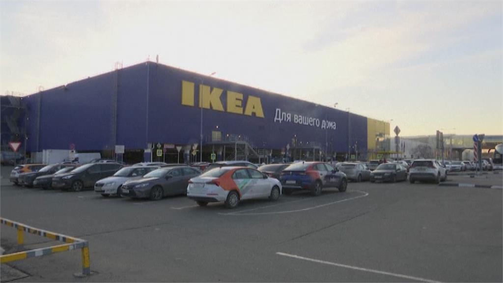 IKEA宣布暫停營運在俄羅斯的商店。圖／翻攝自AP Direct