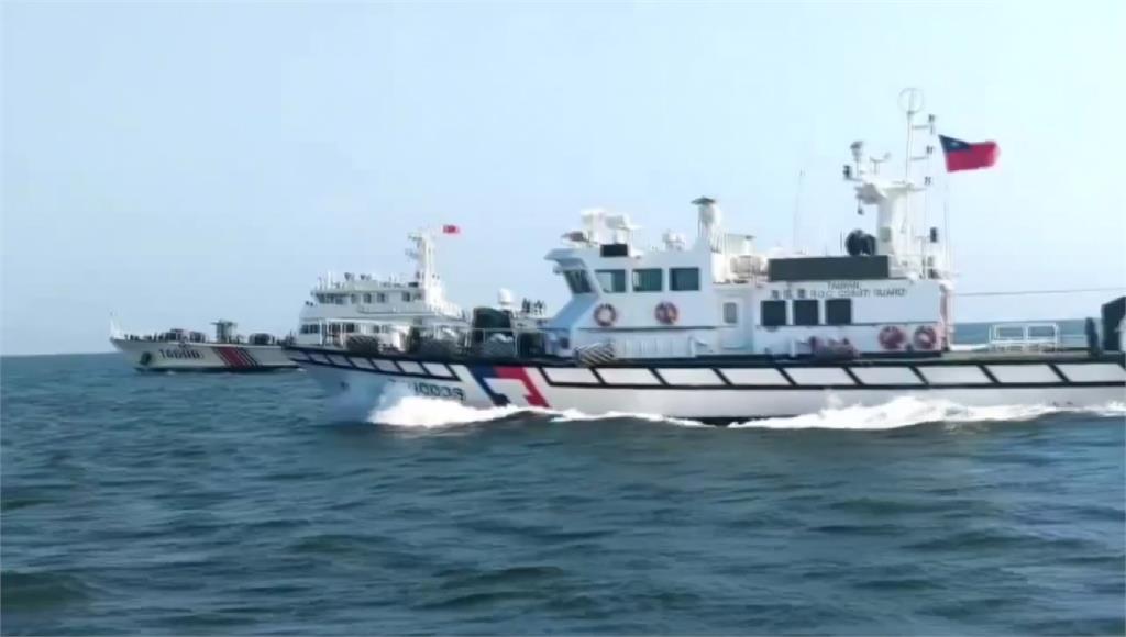 中國海警再侵金門海域 海巡強勢驅離嚴密監控