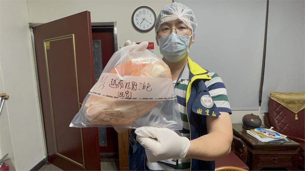 桃園忠貞市場某越南法國麵包驚傳食物中毒。圖／桃園衛生局提供