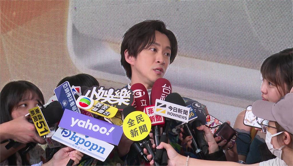 陳漢典出席一日店長活動。圖／台視新聞