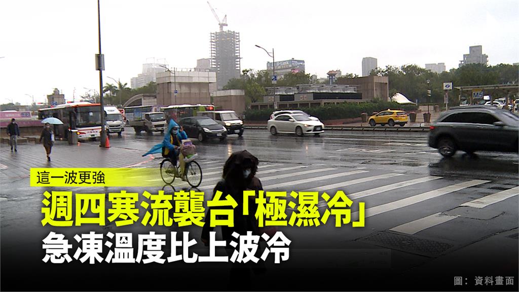 受東北風影響，北台灣持續降溫。圖：台視新聞