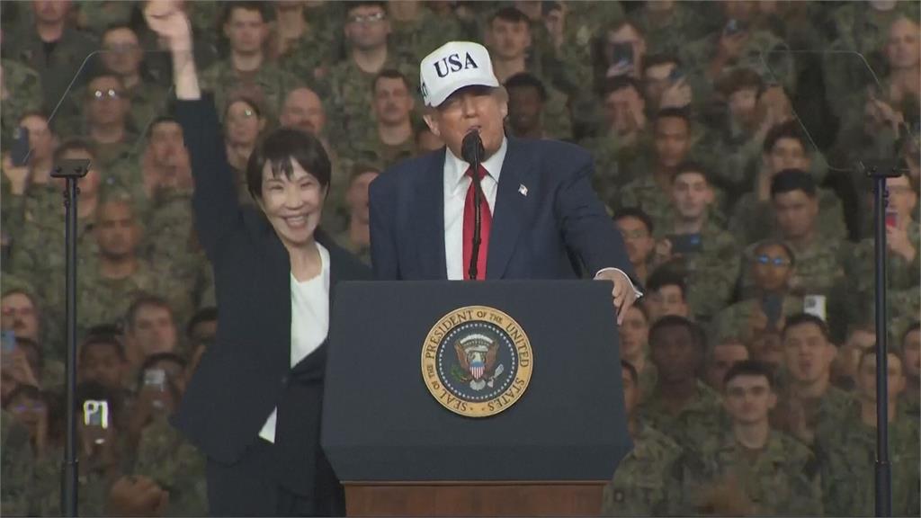 挺日相！美駐日大使PO川普、高市登美航艦照：美日同盟維護台海和平