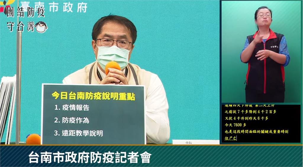台南市長黃偉哲。圖／翻攝自YouTube@台南視野