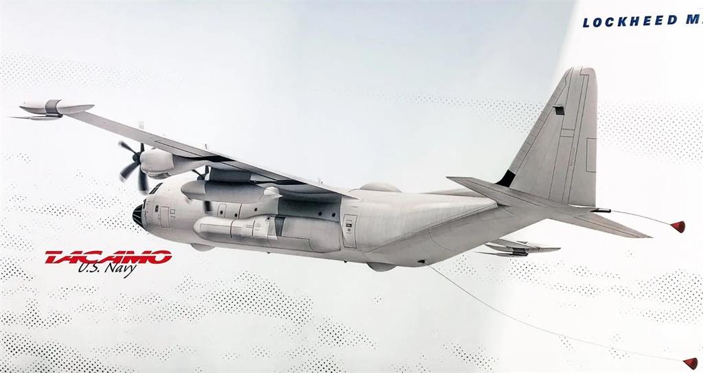 EC-130J概念圖。圖／翻攝洛克希德馬丁官網