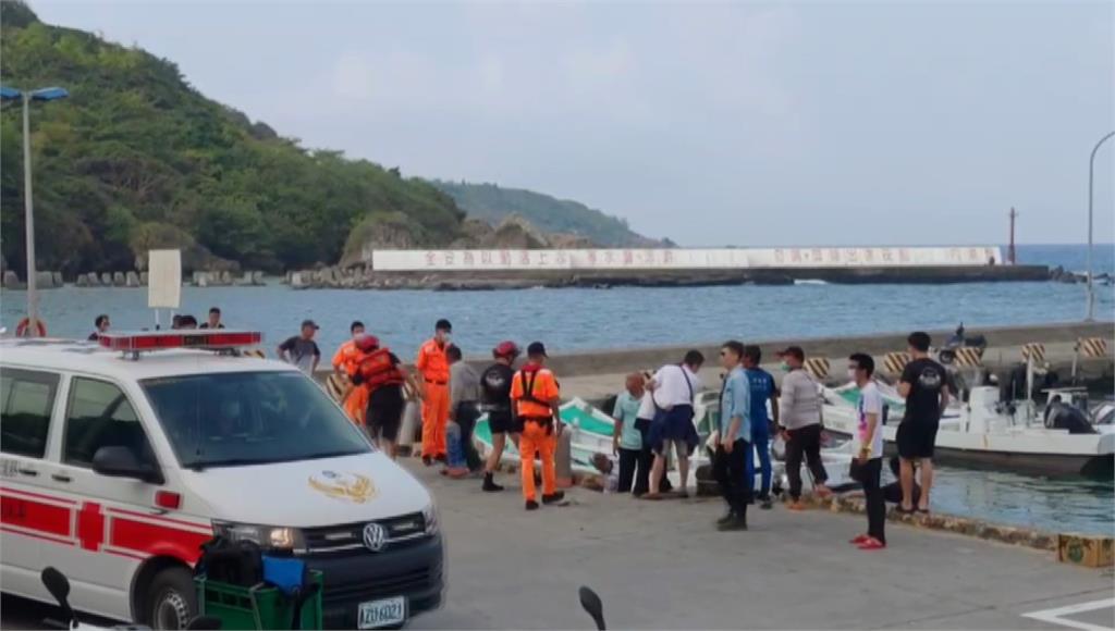 小琉球2名潛水客失蹤，今晨尋獲已雙亡。圖／台視新聞