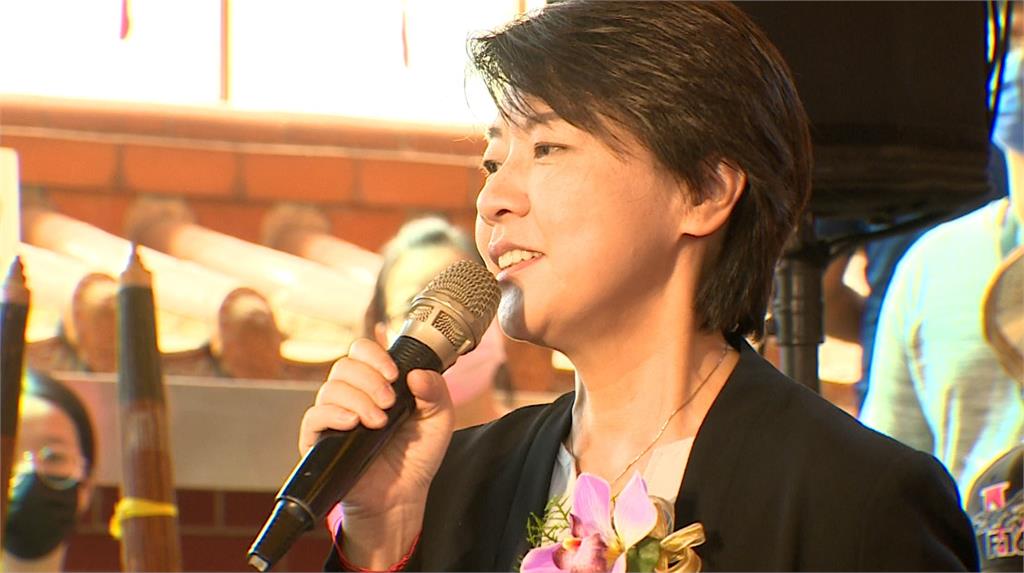 黃珊珊宣布參選台北市長滿一個月。圖／台視新聞