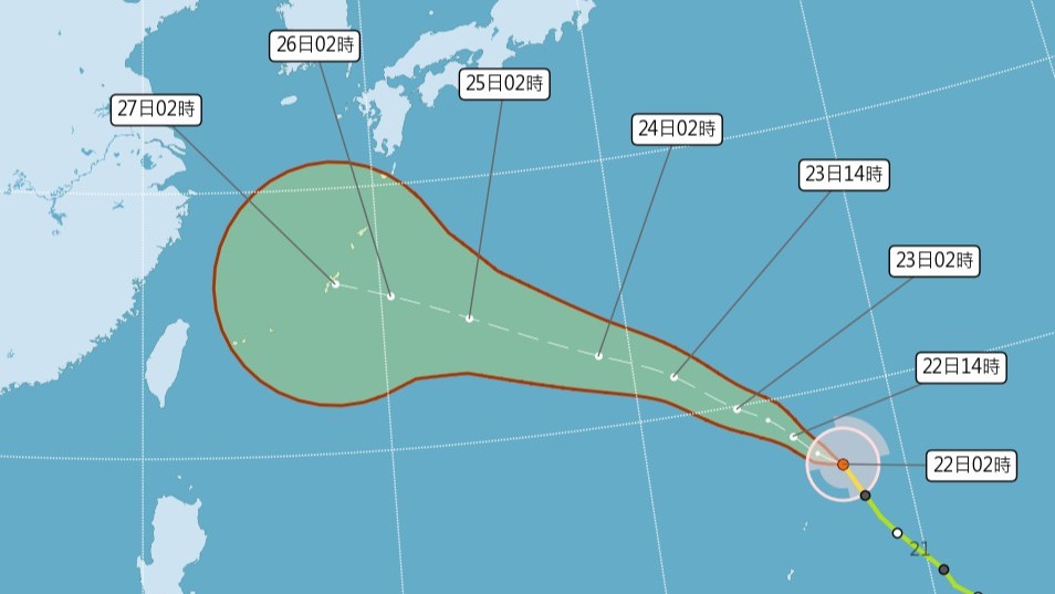 沙德爾不排除登陸！專家預估2路徑 下週這天最接近台灣