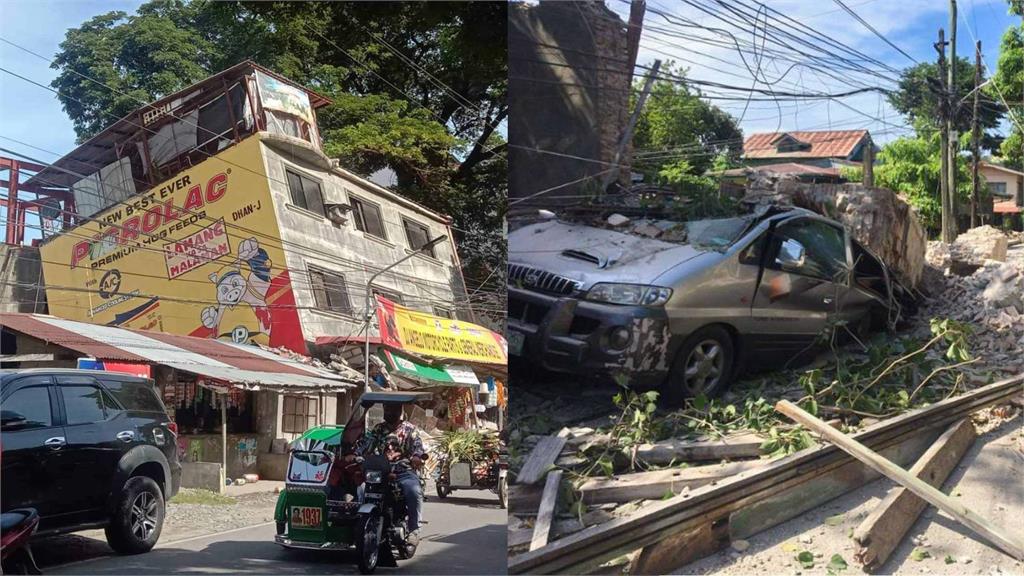菲律賓發生規模7地震。圖／翻攝自Twitter