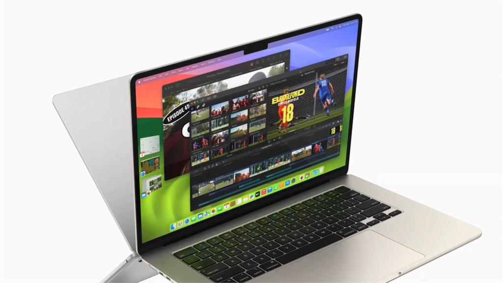 蘋果突襲推出M3「MacBook Air」。圖／翻攝自apple.com
