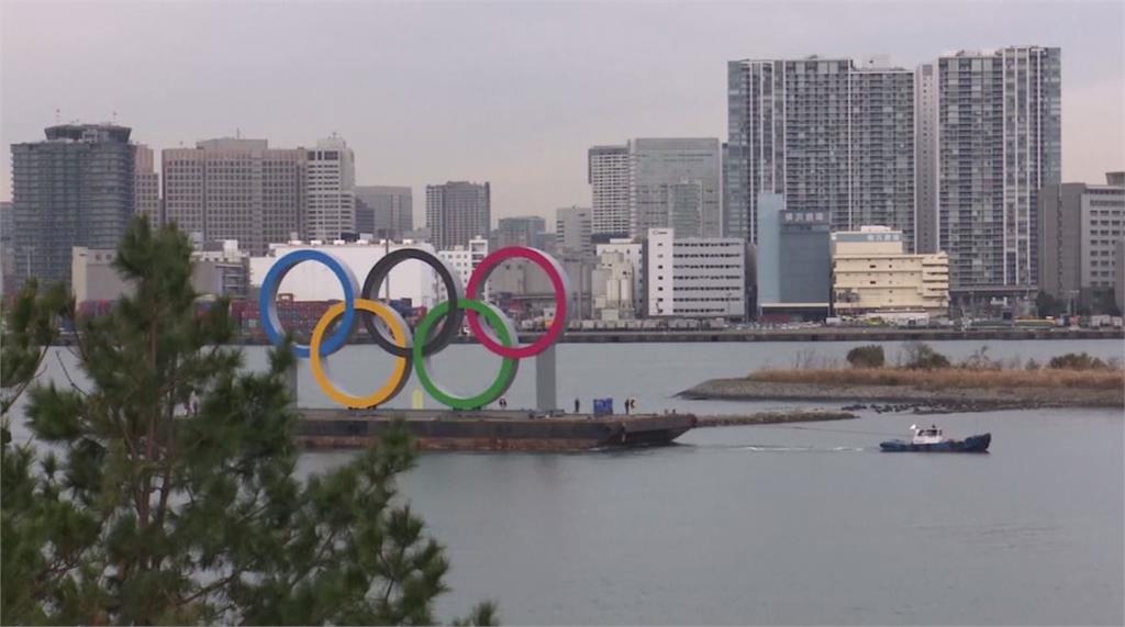 東京奧運首創「無接觸」作法。圖／台視新聞