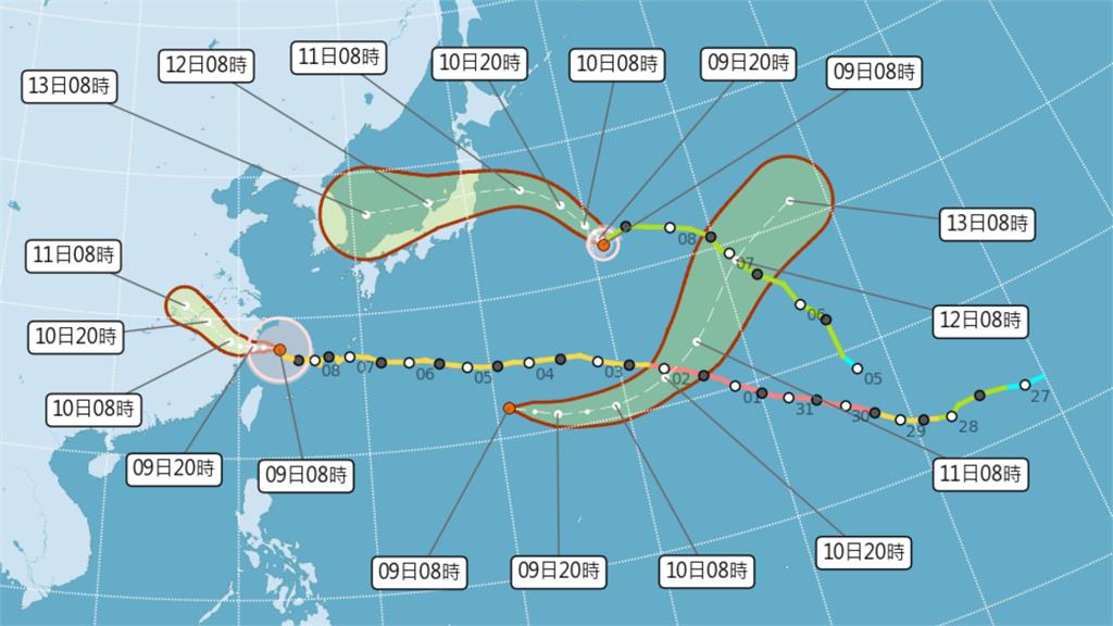 白海豚撲沖繩、奄美4萬多戶停電 「昌鴻」恐接力從日關東至東北登陸