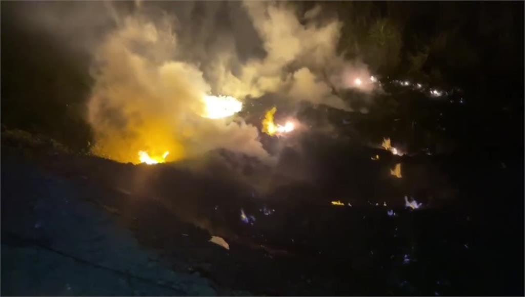 嘉義公墓火警突爆炸！ 3救災人員大面積燒燙傷送醫