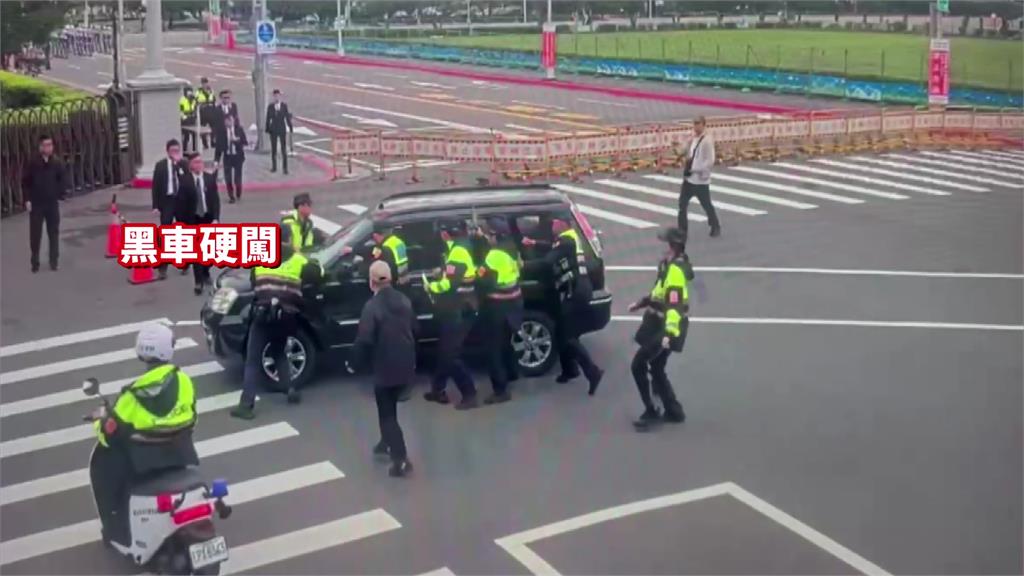 無照男自稱「皇太子」闖總統府前管制區！ 遭壓制帶回送辦