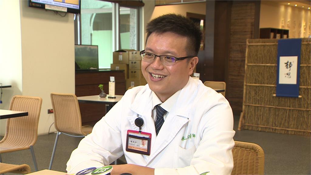 林北江醫師因為名字特殊，意外引發網友討論。圖：台視新聞