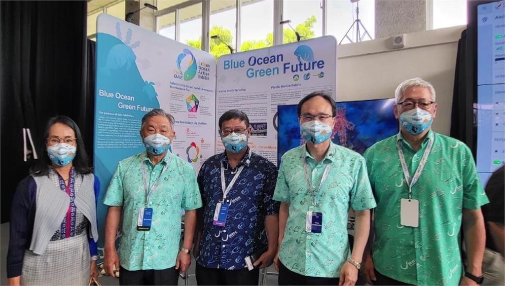 環保署長張子敬代表台灣出席我們的海洋大會OOC。圖／台視新聞