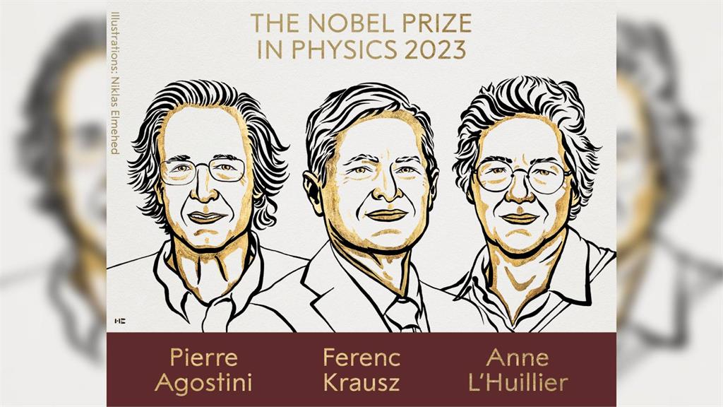 諾貝爾物理學獎得主。圖／翻攝自X@NobelPrize