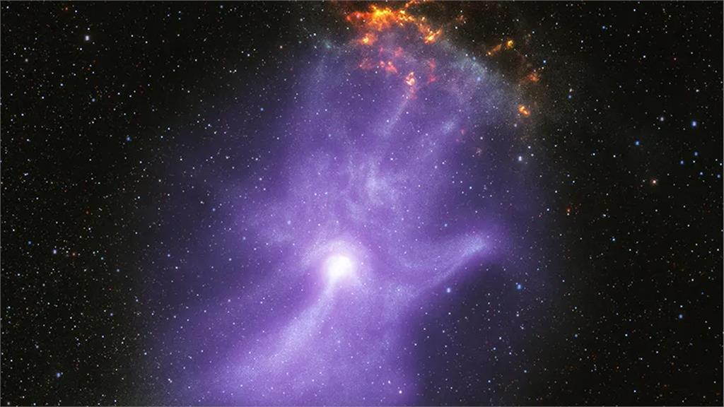 NASA公布「幽靈鬼手」脈衝星風雲照。圖／翻攝自nasa.gov