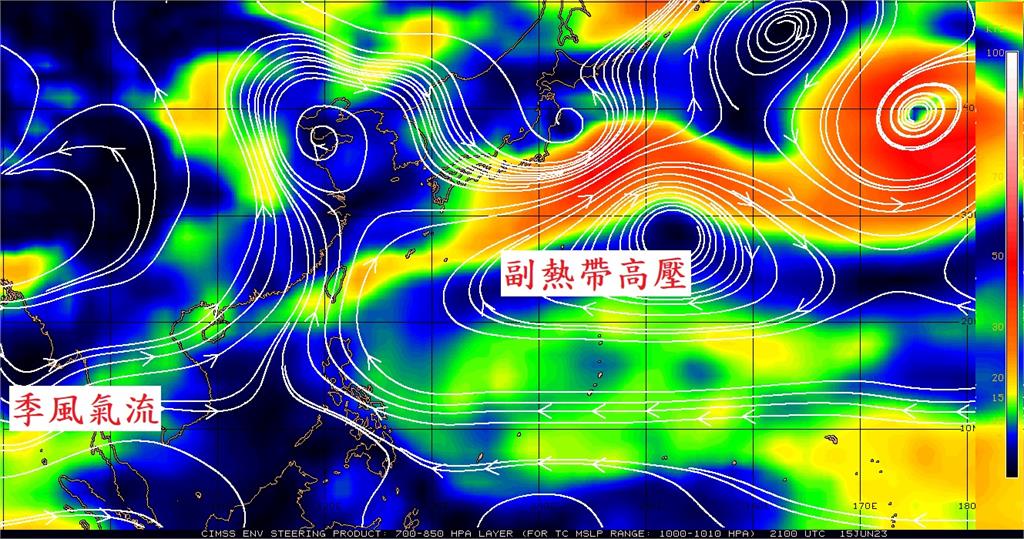 鄭明典表示，因副熱帶高壓回來，台灣快出梅了。圖／翻攝自Facebook@鄭明典