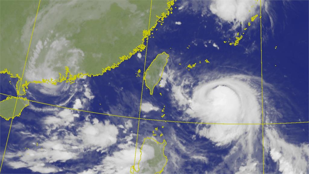 海葵颱風步步逼近台灣。圖／中央氣象局