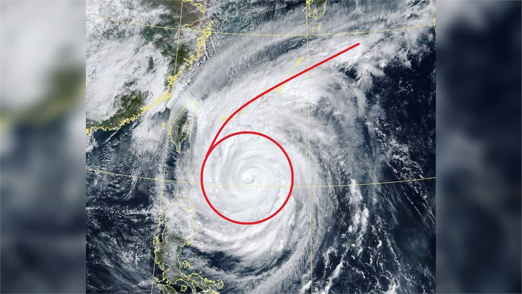 薔琵出現「6字形」秋颱雲系 鄭明典示警：有共伴特徵
