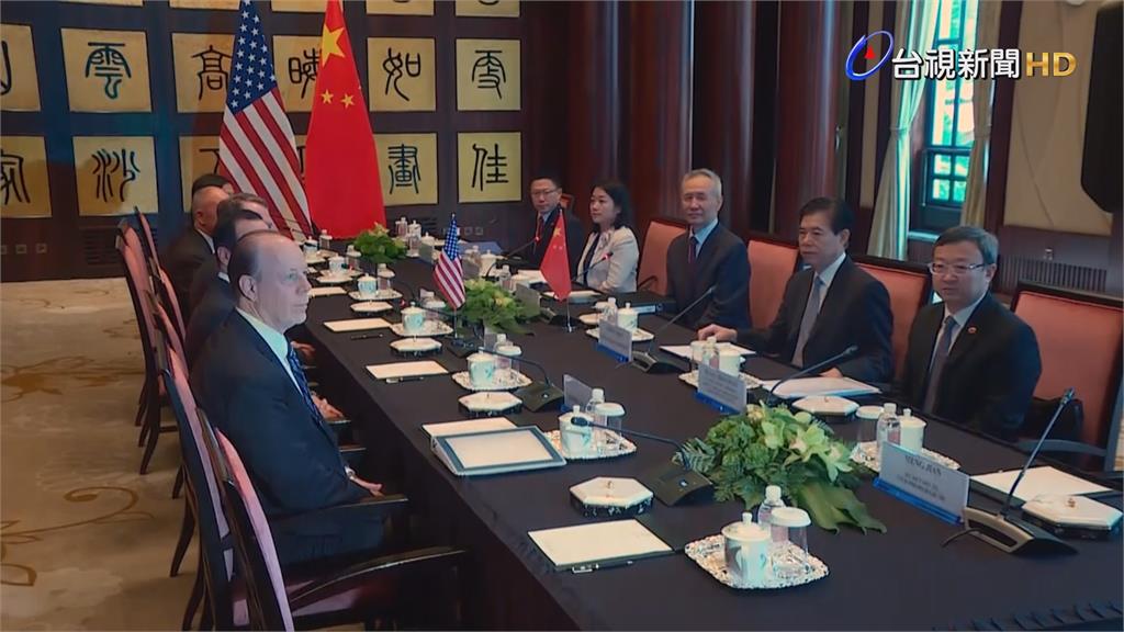 中美貿易談判中斷將近三個月後，31日在上海西郊飯店正式重啟。（圖／美聯社）