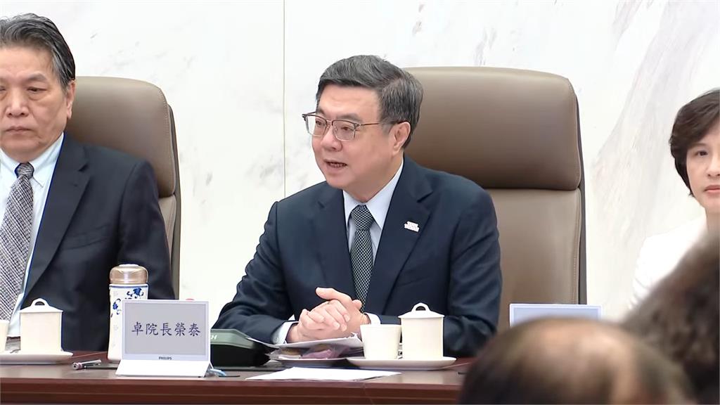 不副署財劃法 卓揆曝「決定慎重但不為難」：生效就是違法的行政院