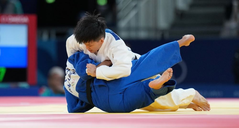 巴黎奧運／林真豪連續combo壓制哥國好手 強勢晉級柔道女子16強