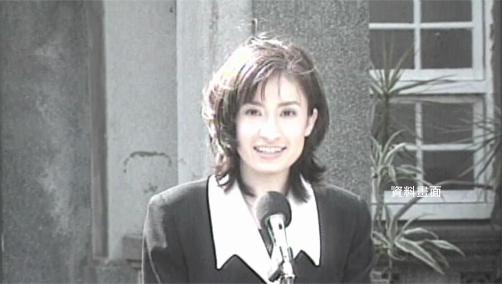 2001年蕭美琴征戰僑選立委。圖／台視新聞（資料畫面）