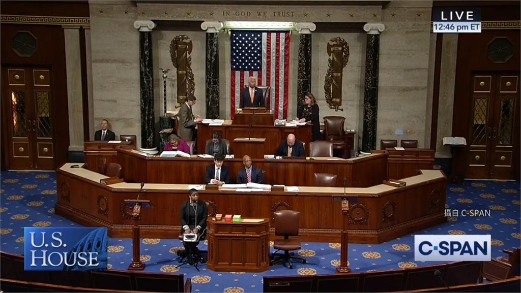 美國眾議院4日以415票贊成比0票反對通過第1678號表決法案「TAIPEI Act（台北法案）」圖：翻攝自C-SPAN