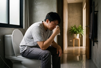 50多歲男僅「偶爾便秘」！突下腹劇痛就醫竟已大腸癌第3期 醫揭原因