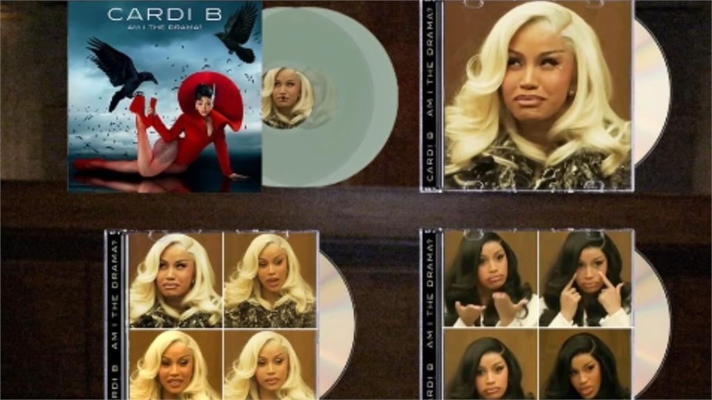Cardi B推出新專輯，還有「法庭迷因限定版」。圖／翻攝自Cardi B＠IG
