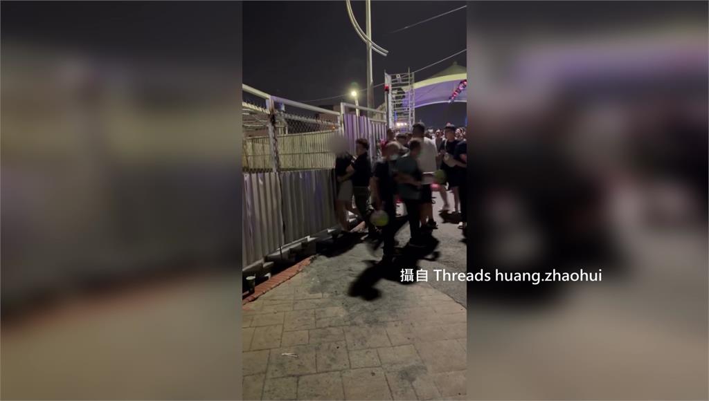 為看王識賢爆衝突？醉男亮玩具槍鬧場遭壓制